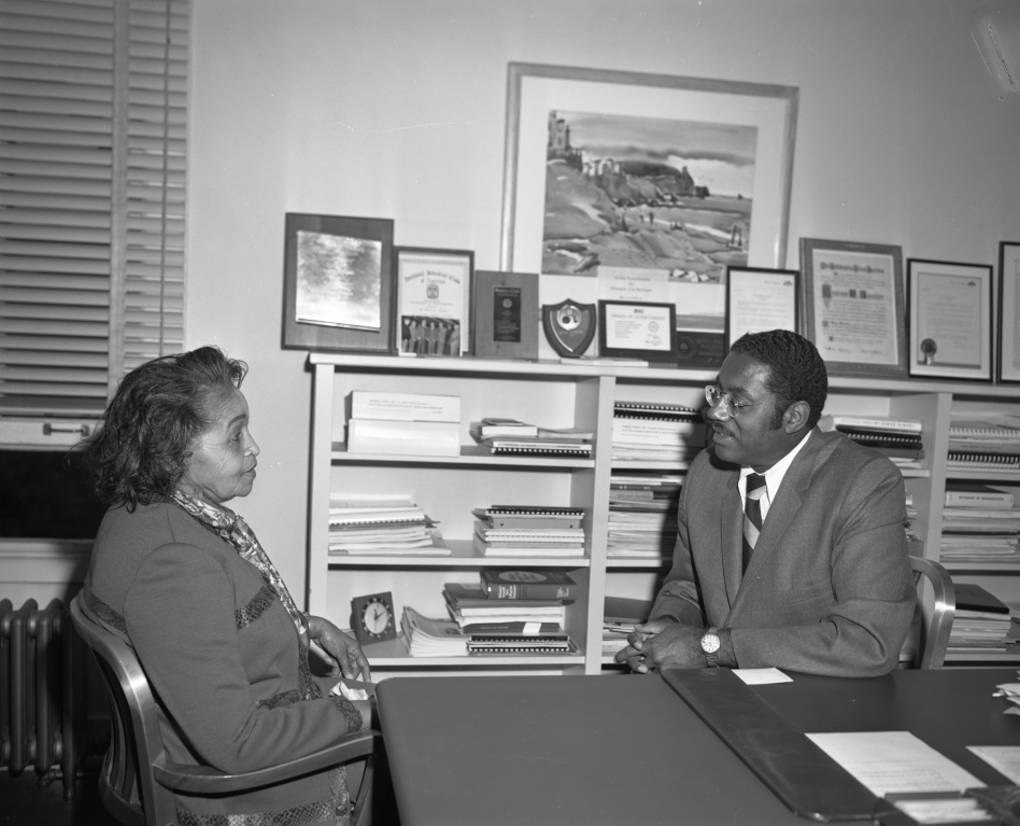 Dr. Ida Louise Jackson and Dr. Marcus Foster